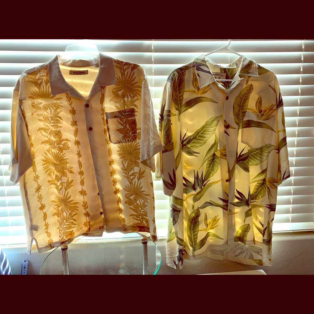 Set of two Tommy Bahama shirts extra large